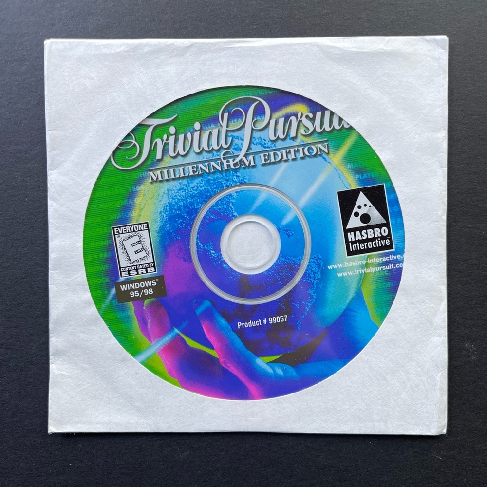 Trivial Pursuit: Millennium Edition PC Windows 95/98 game CD Hasbro. NEW SEALED